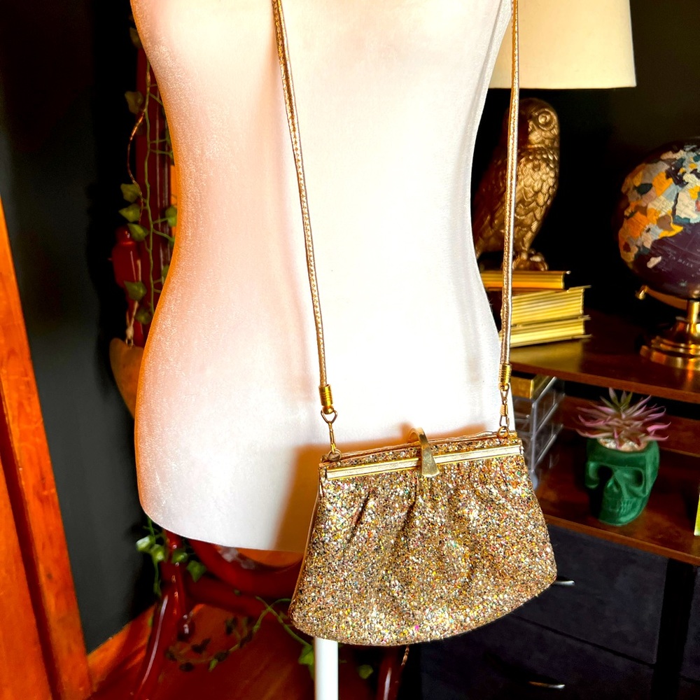 Vintage glitter purse.